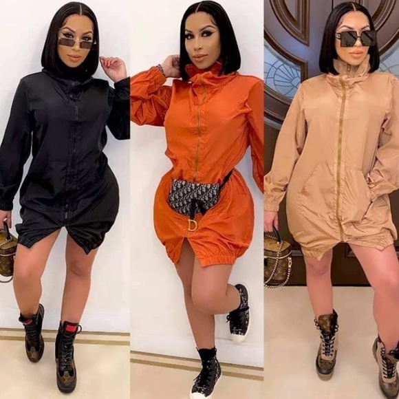 NWT Stylish one piece jacket/ dress 3 different colors AVAILABLE - Picture 1 of 4